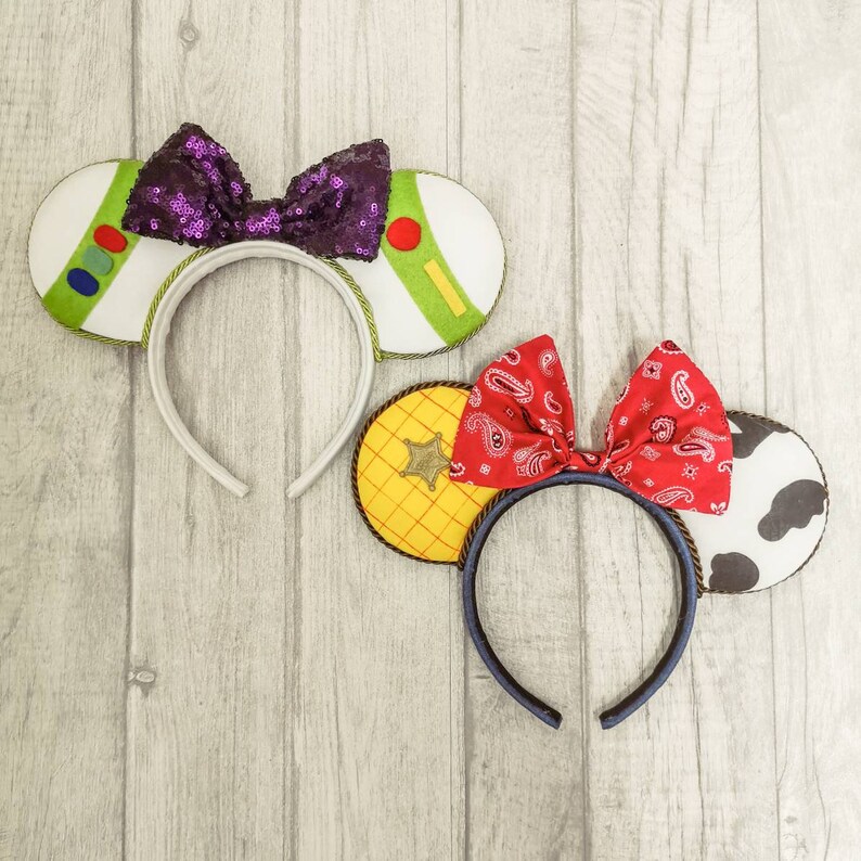Toy Sheriff Minnie Ears Woody Inspired Minnie Ears Toy Story Etsy UK