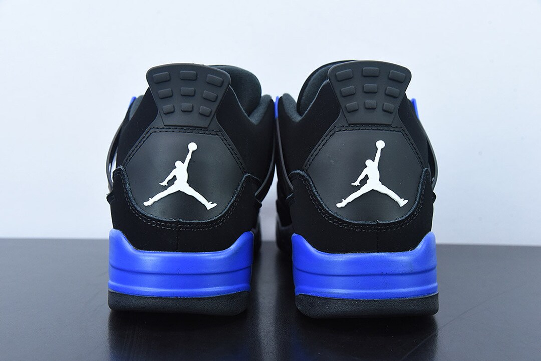 Air Jordan 4 Blue Thunder Sneakers Jordan 4 Etsy