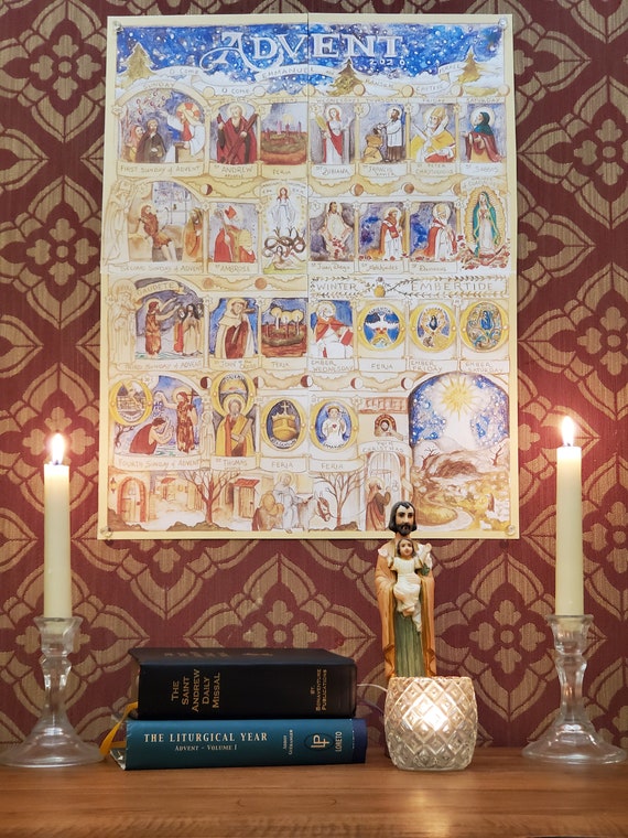 Traditional Catholic Advent Calendar 2020 Etsy