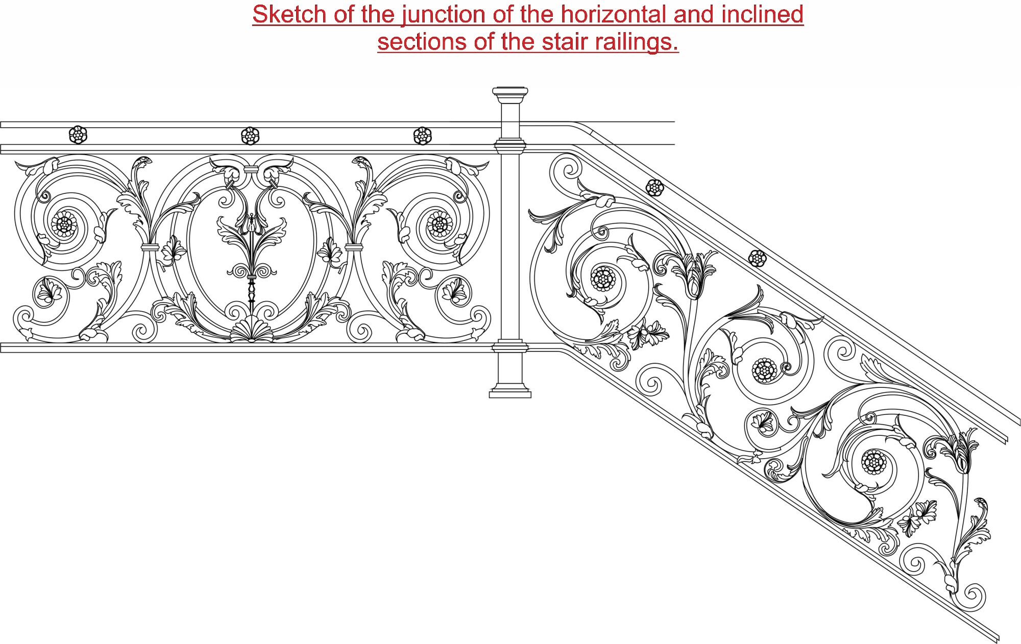 Custom Railings for Stairs Wrought Iron Railings Etsy