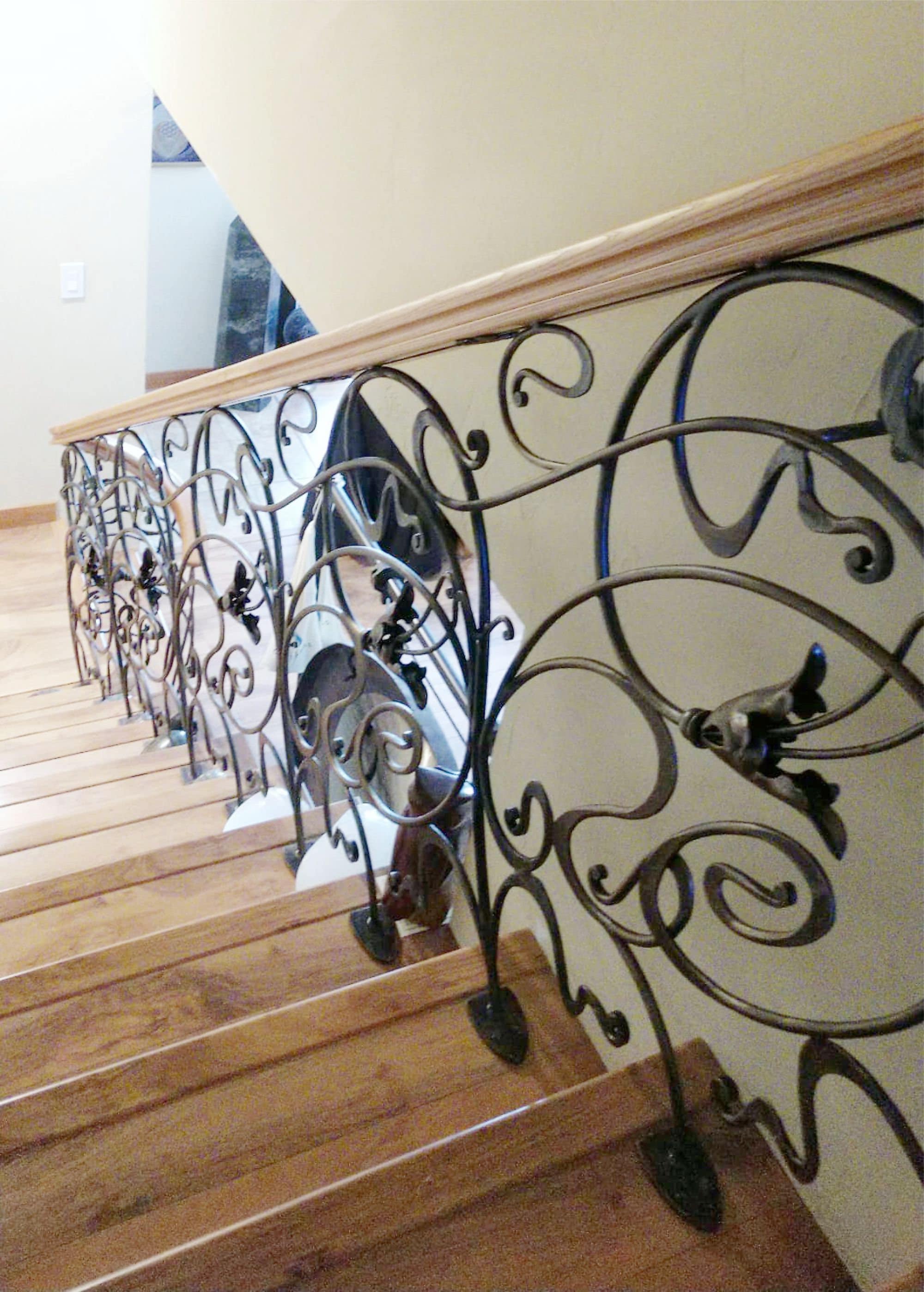 Custom Wrought Iron Railings, Railings for Stairs, Metal Railing