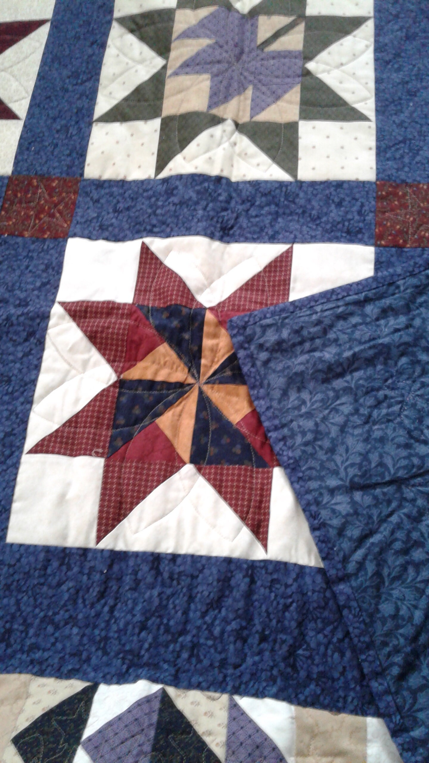 Festival of Stars Quilt Handmade Lap Quilt Handmade Throw Etsy