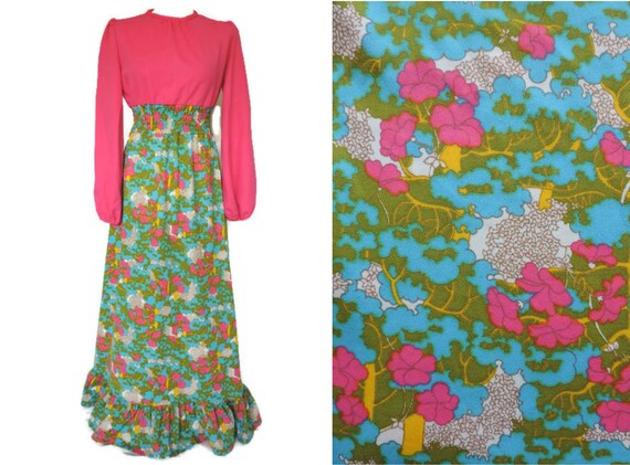 hot pink maxi dress uk