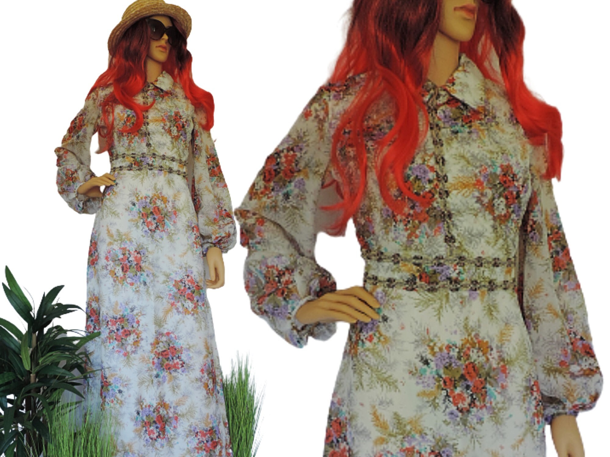 floral hippie dress