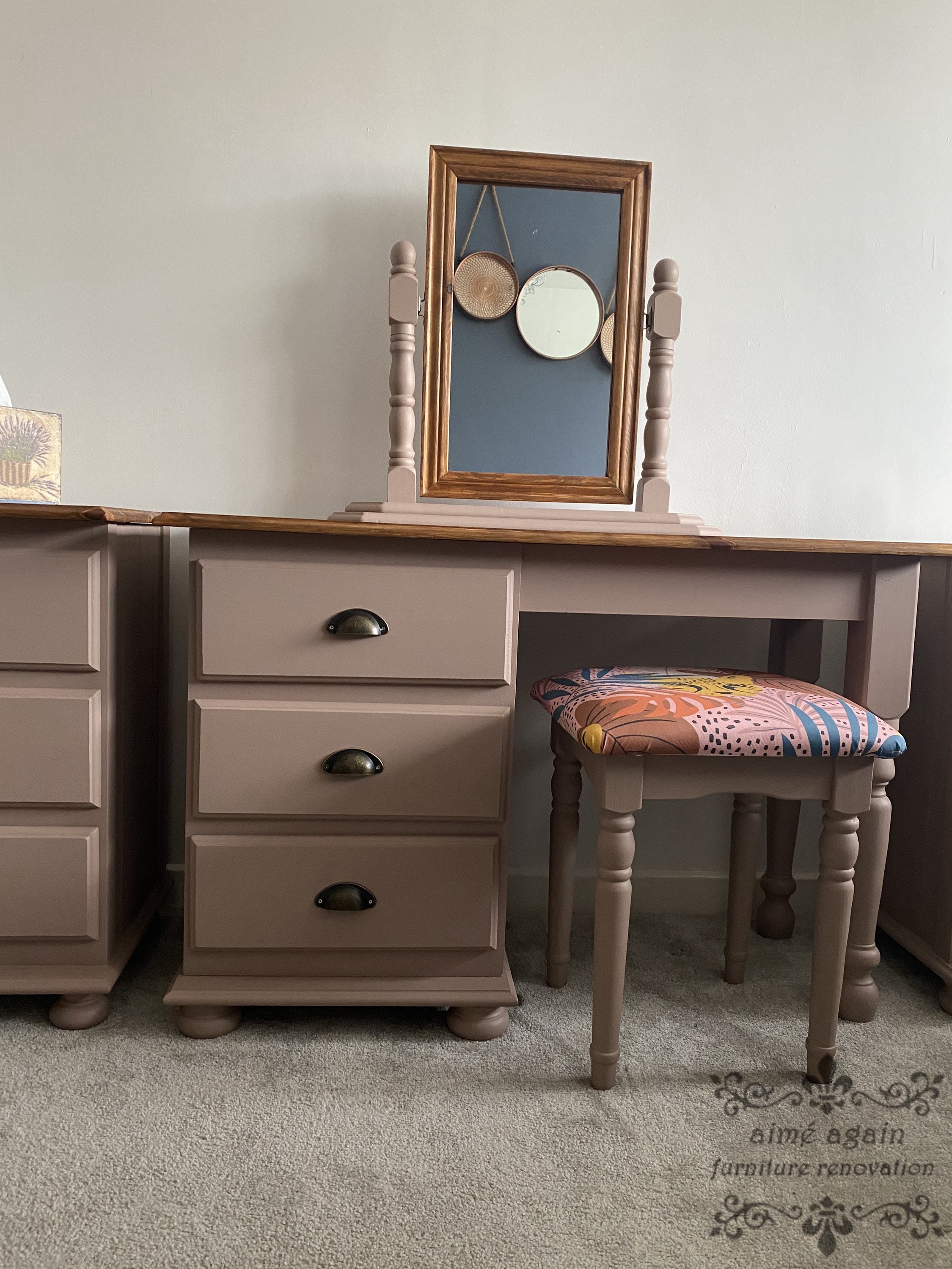 SOLD SOLD Dusky Pink Blush Pink Bedroom Furniture Set Etsy Australia