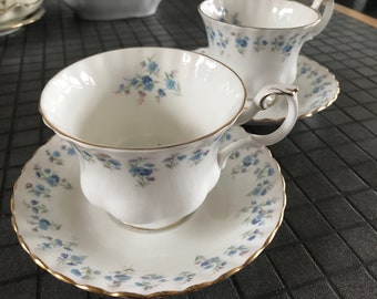 Royal Albert Memory Lane, coffee cups