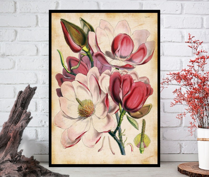 Wall Art Flowers Wall Decor Flowers Wall Hanging Flowers Etsy