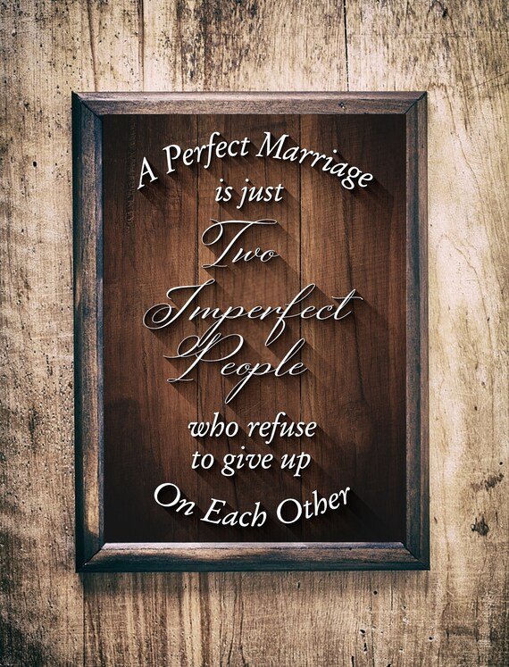 Love Quote Svg Perfect Marriage Is Just Two Imperfect People Etsy