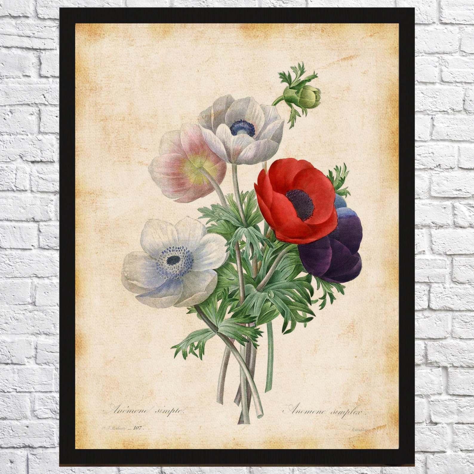 Wall Art Flowers Wall Decor Flowers Wall Hanging Flowers Etsy