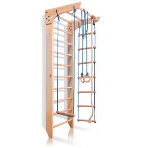 Climbing frame with rope set, climbing frame set