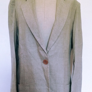 Vintage linen jacket, original from the 80s