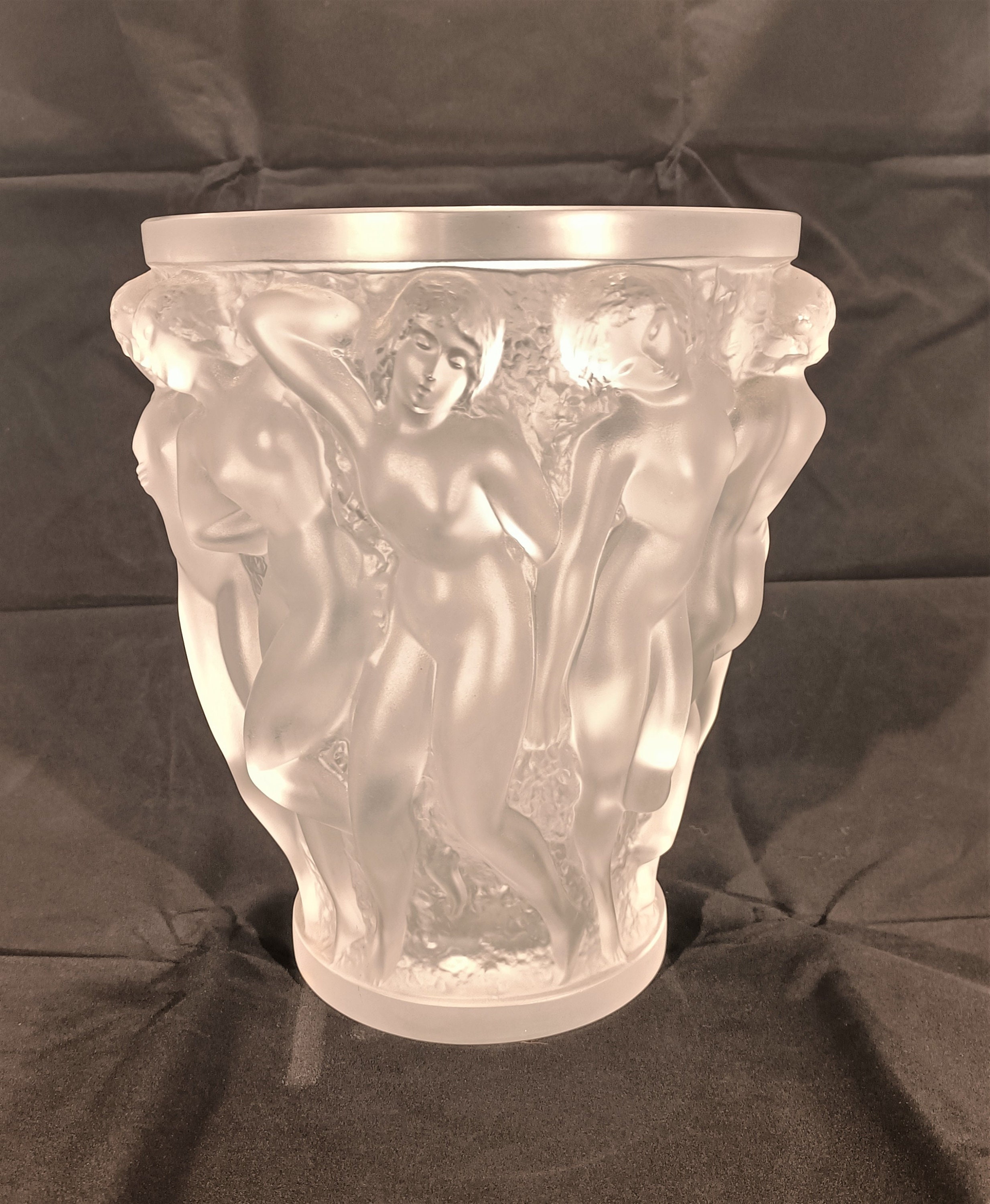 Rene' Lalique crystal vase