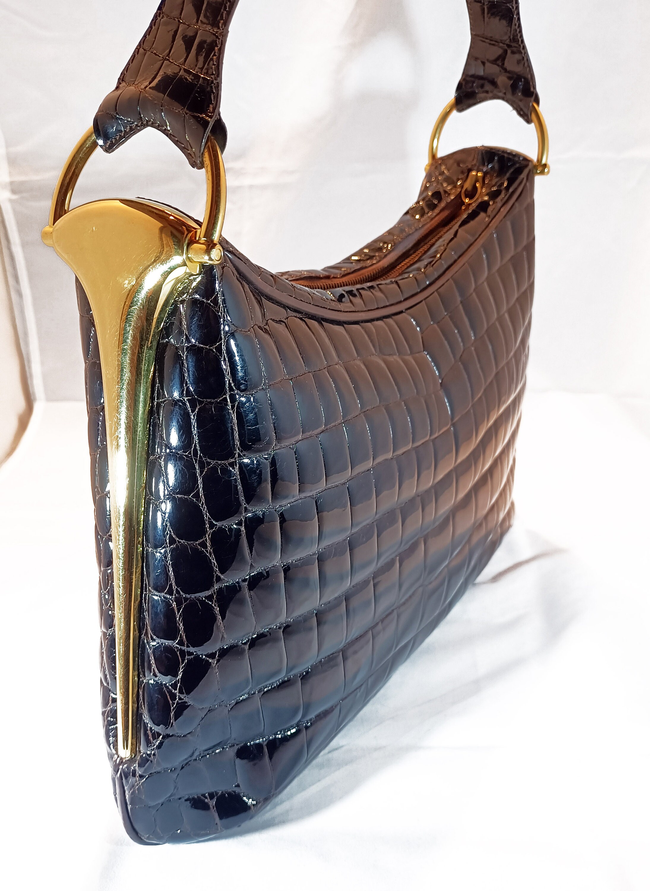 【特別価格】 VINTAGE OLD GUCCI クロコレザー Vintage Gallery Rococo OLD GUCCI 世界No.1のコレクション！