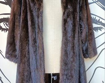 Chic and vintage mink fur