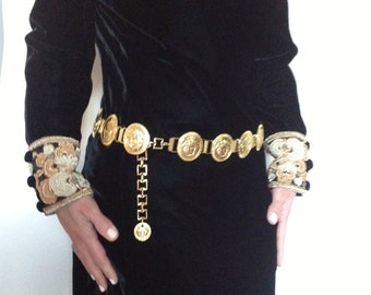 VERSACE amazing original vintage medusa belt from the 90s