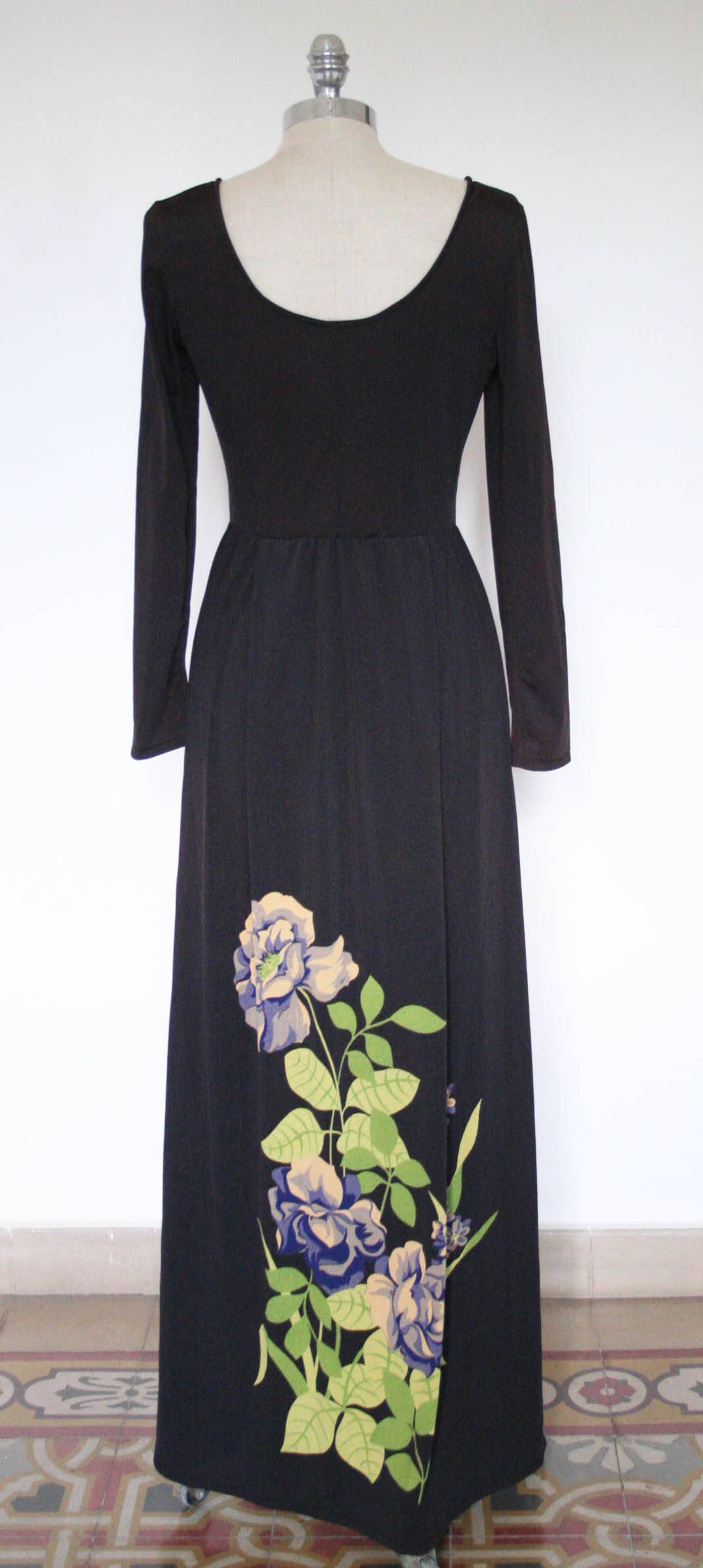 Autumn Vintage Solid Women Long Dress