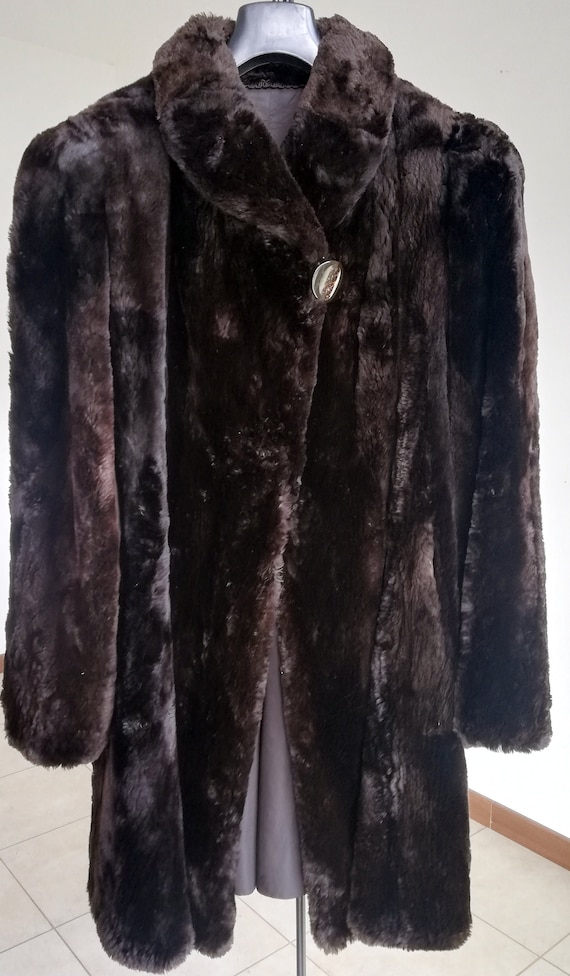 Vintage fur coat in original 80s beaver - Gem