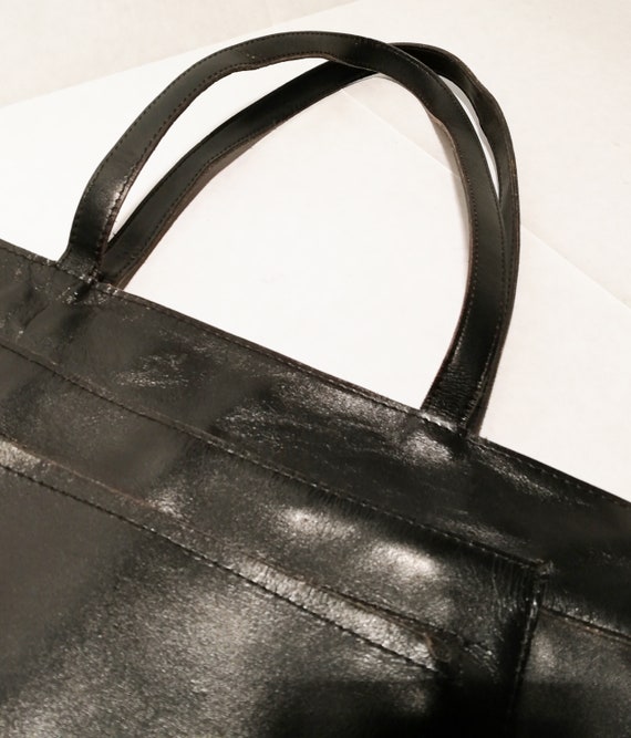Vintage leather bag, original from the 70s - image 4