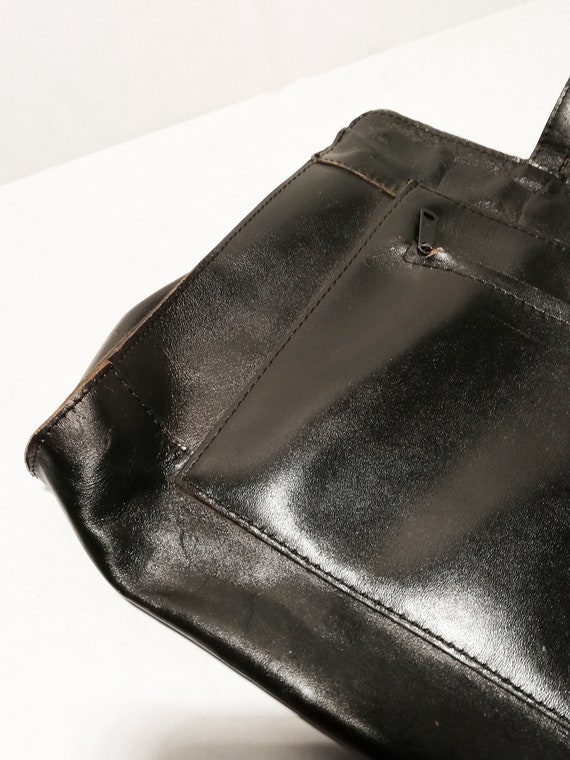 Vintage leather bag, original from the 70s - image 5