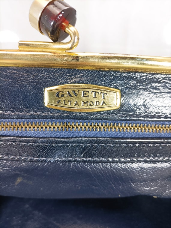 Vintage bag signed "GAVETT ALTA MODA" in original… - image 6