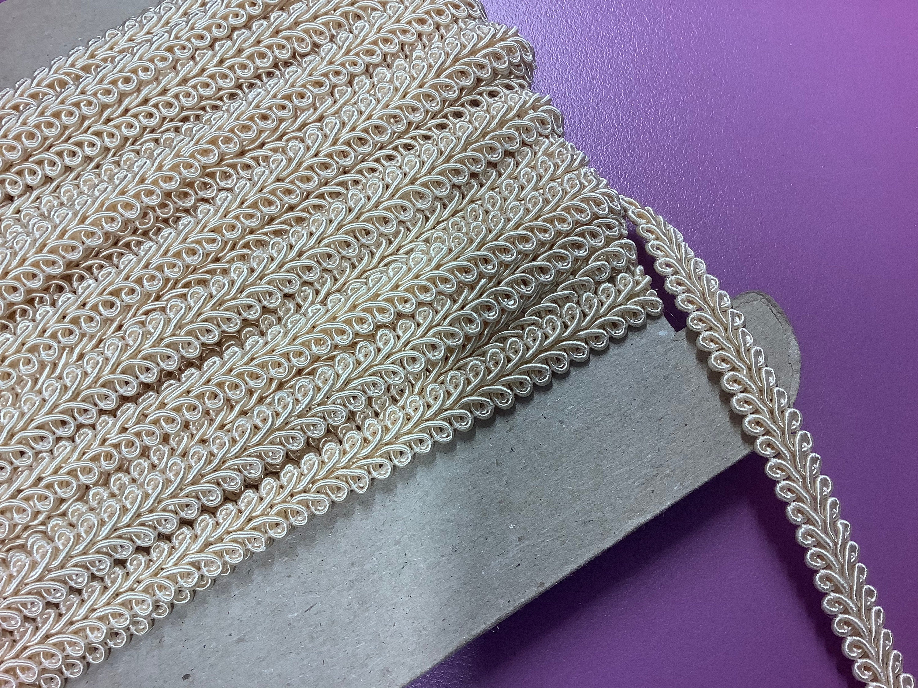 Cream Gimp Braid Upholstery Trim 10mm sold by the metre 3 Etsy