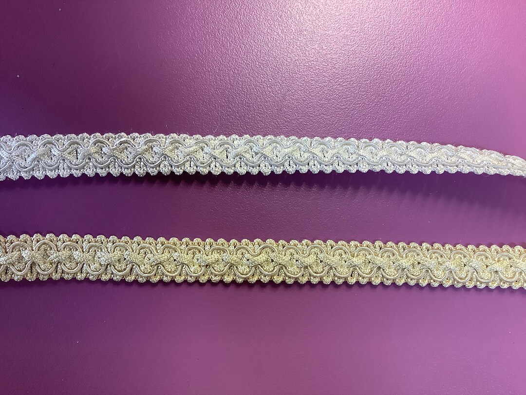 15mm Gimp Upholstery Trim Sold by the Metre White or Cream Etsy