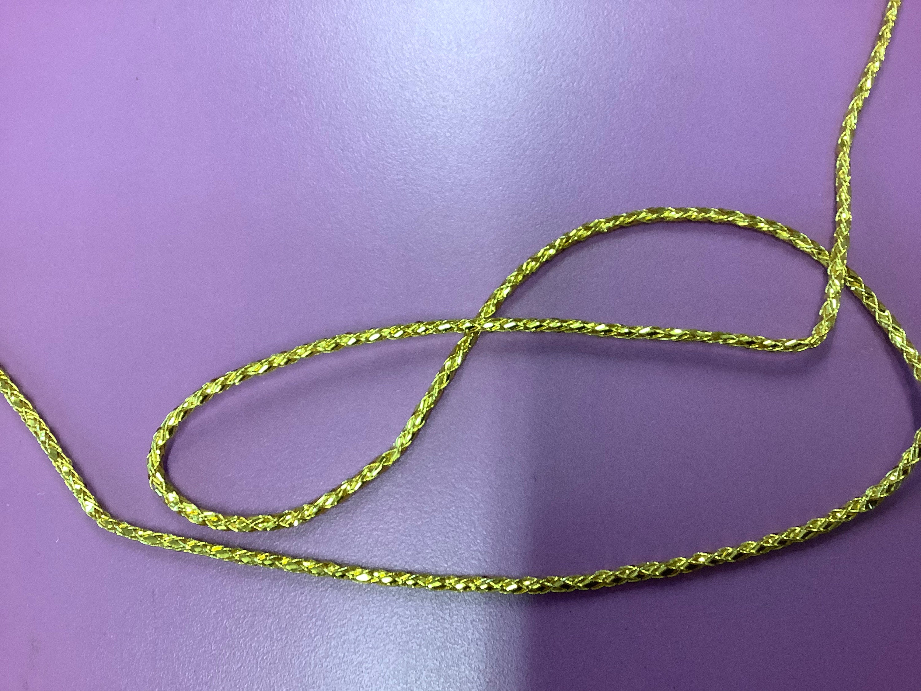 4mm Gold Coloured Cord Sold by the Metre Etsy UK