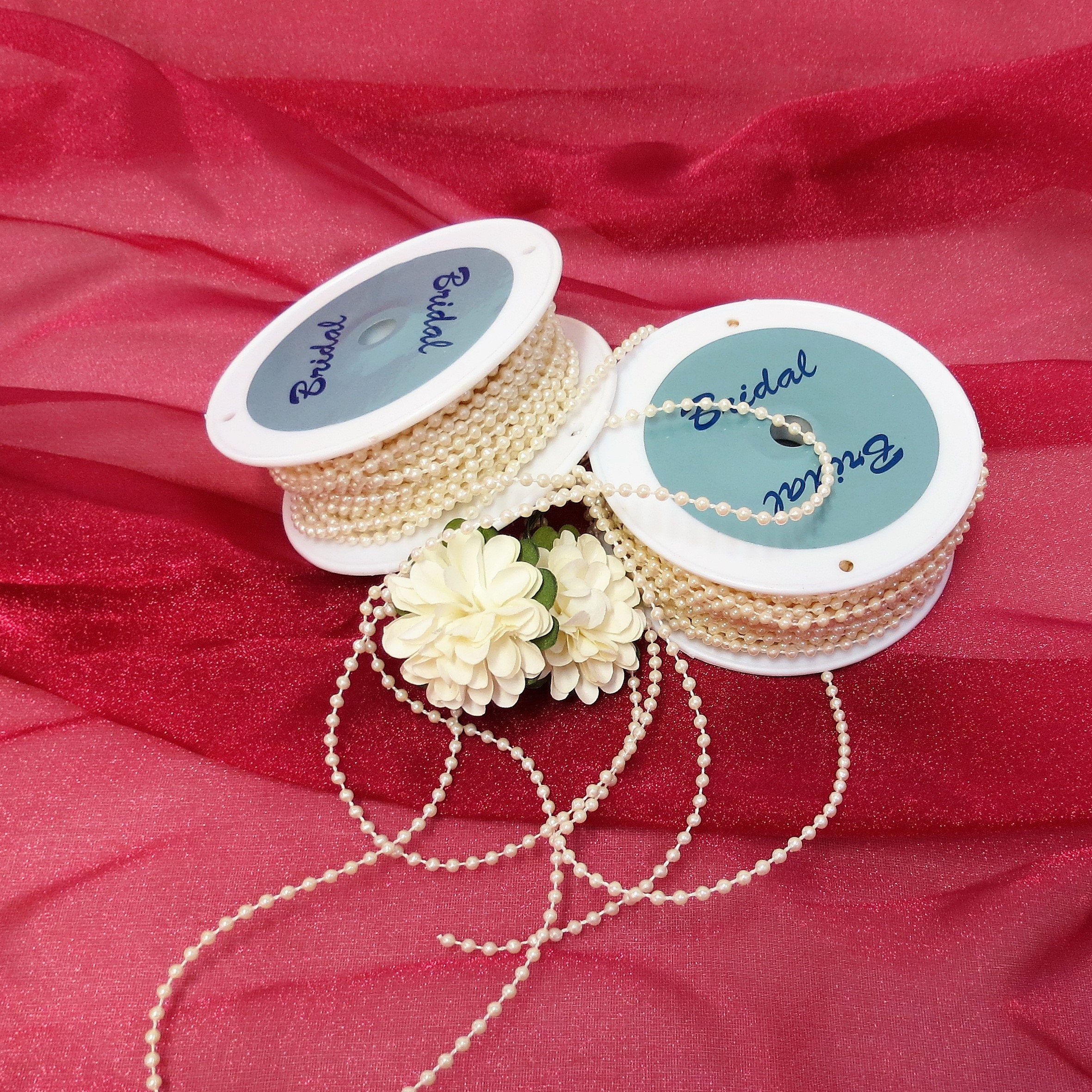 Mandala Crafts Flatback Pearls for Crafts – Imitation Flat Back