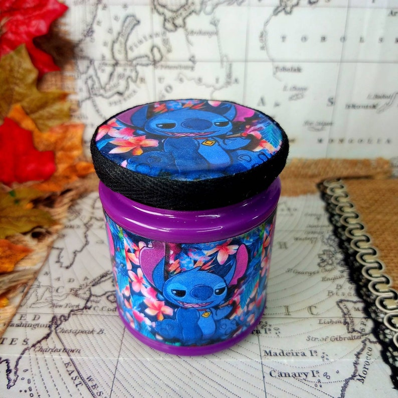 Stash Jar Stoner Stitch Inspired 3 Sizes Secret Airtight Etsy