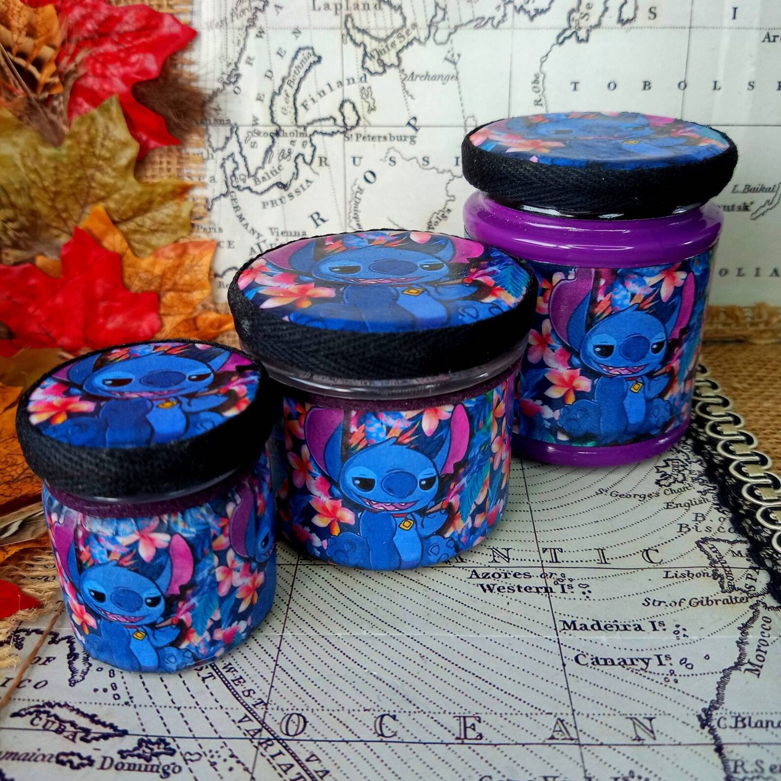 Stash Jar Stoner Stitch Inspired 3 Sizes Secret Airtight Etsy