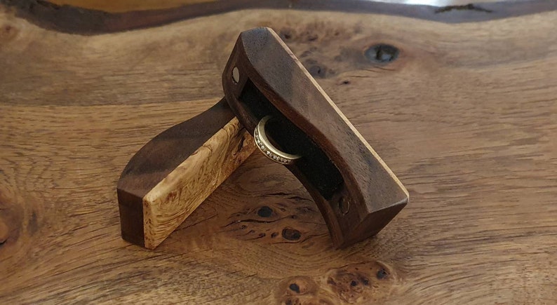 oak ring box