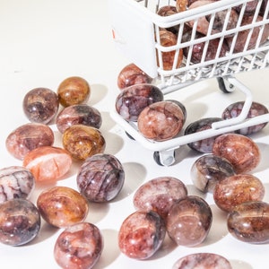 Wholesale 1/2 lbs Natural Fire Quartz Crystal Tumbles