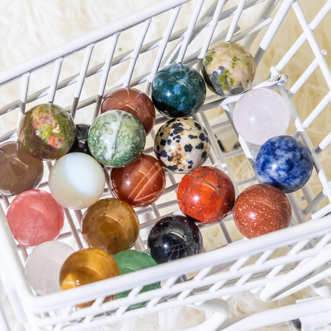 Wholesale Lot Mixed Crystal Mini Spheres(quantity Optional) - Etsy