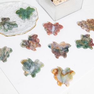 Wholesale 3PCS Crystal Ocean Jasper Butterfly Healing Crystal Gift