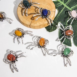 Wholesale Mixed Crystal Spider Pin(Quantity optional)