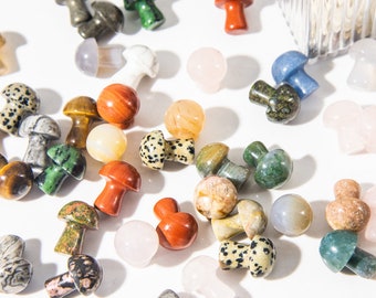 Wholesale Mixed Crystal Mini Mushrooms (Quantity optional)