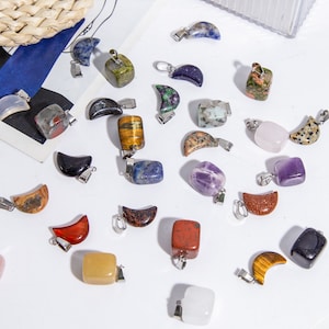 Wholesale Lot Mixed Crystal Mini Pendants