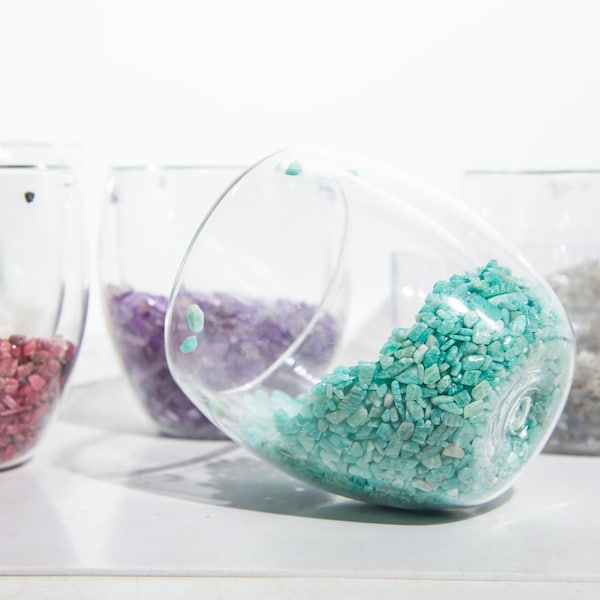 Wholesale Mixed Chip Crystal Glass Cup(Quantity optional)