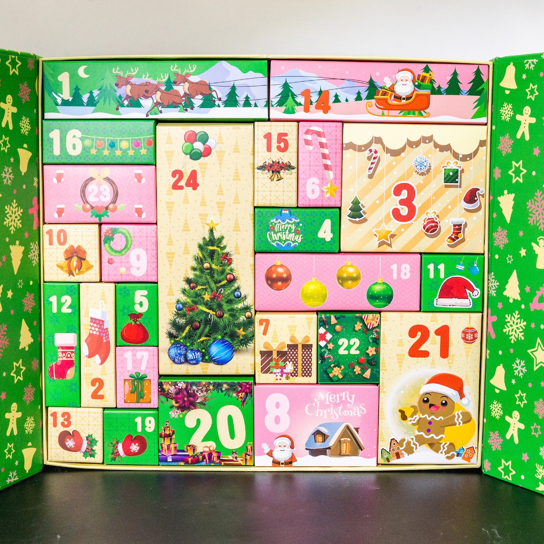 CRYSTAL Advent Calendar Kit 24 Days of Christmas Countdown Different