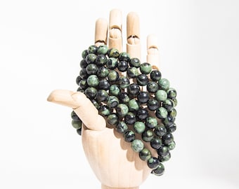 Wholesale lot Natural 8mm Kambaba Jasper Crystal Healing Stretch Bracelet