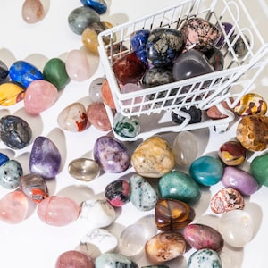 Wholesale 1 lbs Natural Mixed Crystal Tumbles Stones Healing Crystal