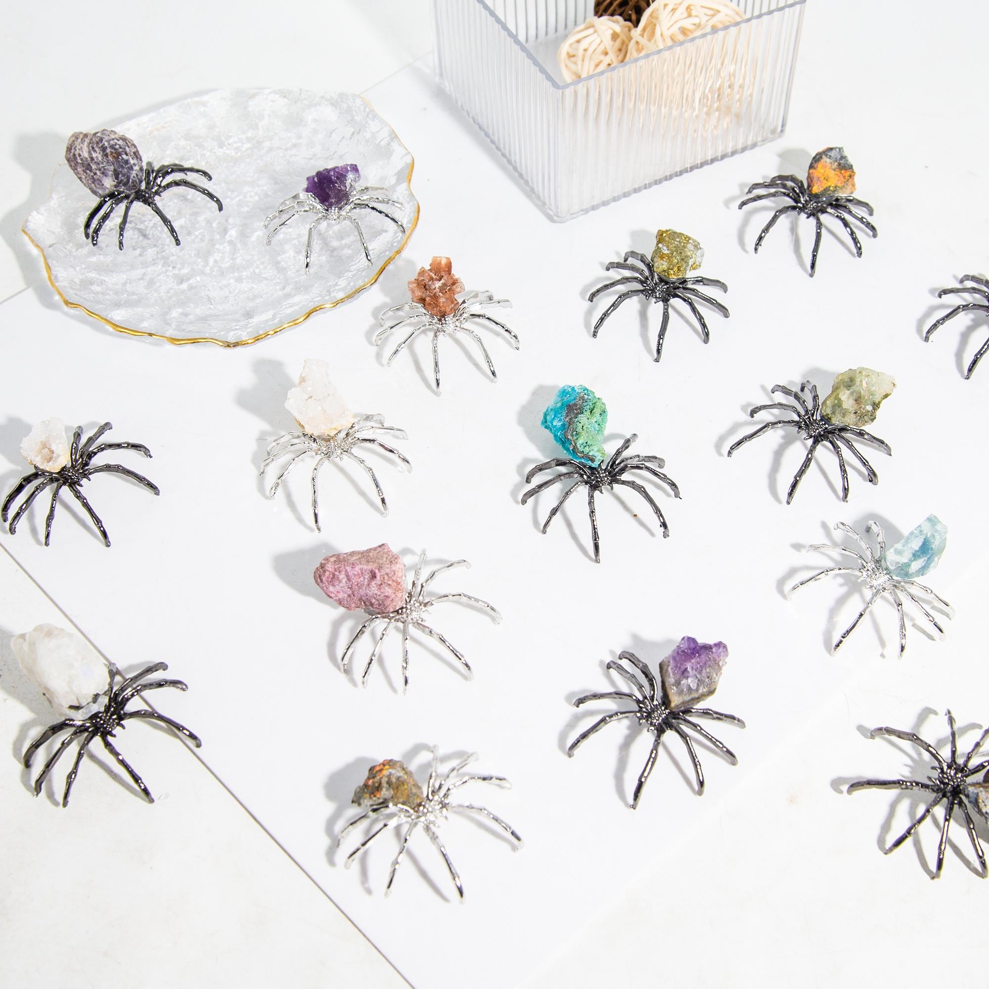 卸売混合標本クリスタルハロウィンスパイダー（数量は任意） - Etsy 日本