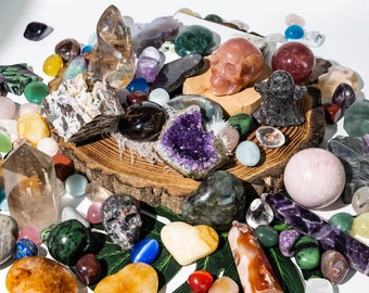 Crystal Mystery Box: Unique Towers, Spheres, Carvings, and Clusters