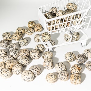 Wholesale 1 lbs Natural Dalmation Crystal Tumbles Zoisite Stones Healing Crystal