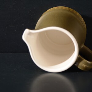 Vintage Creamer, Small Pitcher, Dark Olive bild 7