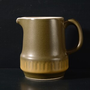 Vintage Creamer, Small Pitcher, Dark Olive bild 3