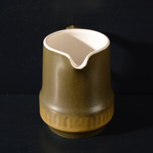 Vintage Creamer, Small Pitcher, Dark Olive bild 2