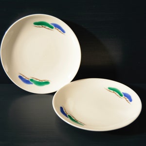 Japanese Pine Small Plates, Ko-Zara, Set of 2
