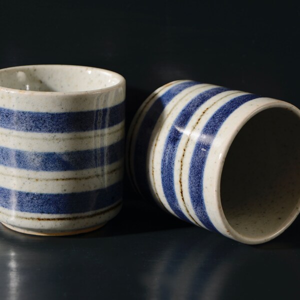 Stoneware Tea Cups Etsy