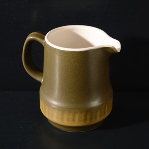 Vintage Creamer, Small Pitcher, Dark Olive bild 1